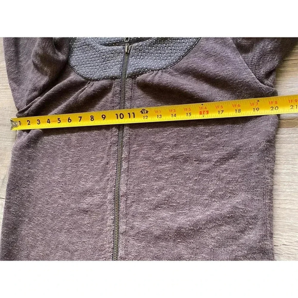 Blue Willis Life Women's Medium‎ Zip Cardigan Sweater Brown - Picture 11 of 16